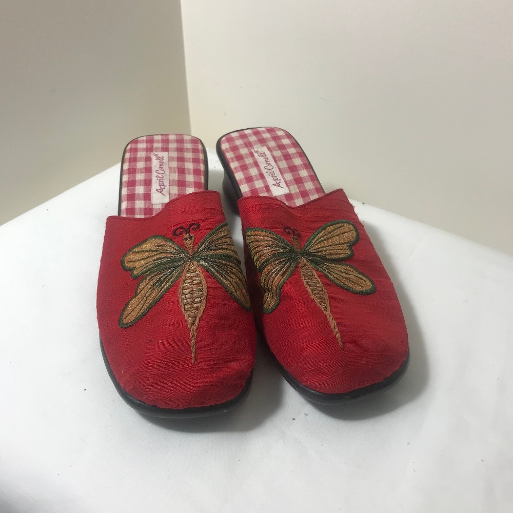 APRIL CORNELL RED Shoes Clogs